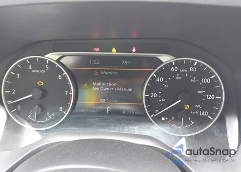 2022 Nissan Rogue Sl Fwd z USA, uszkodzony, nr VIN 5N1BT3CA3NC716219